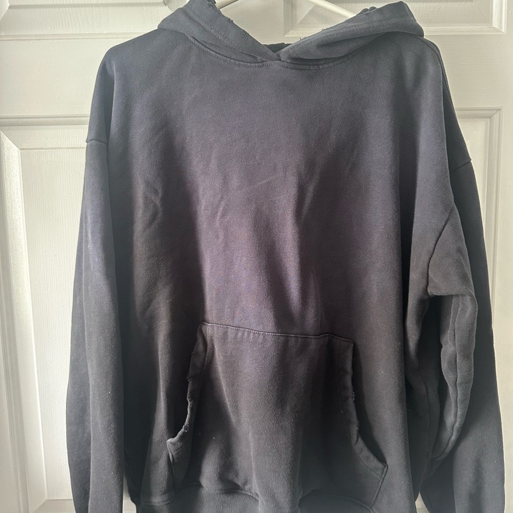 Men's Black Hoodie Sweater
